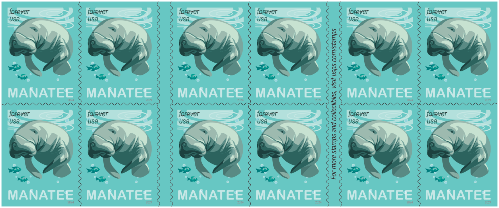 2024 Save Manatees Stamps