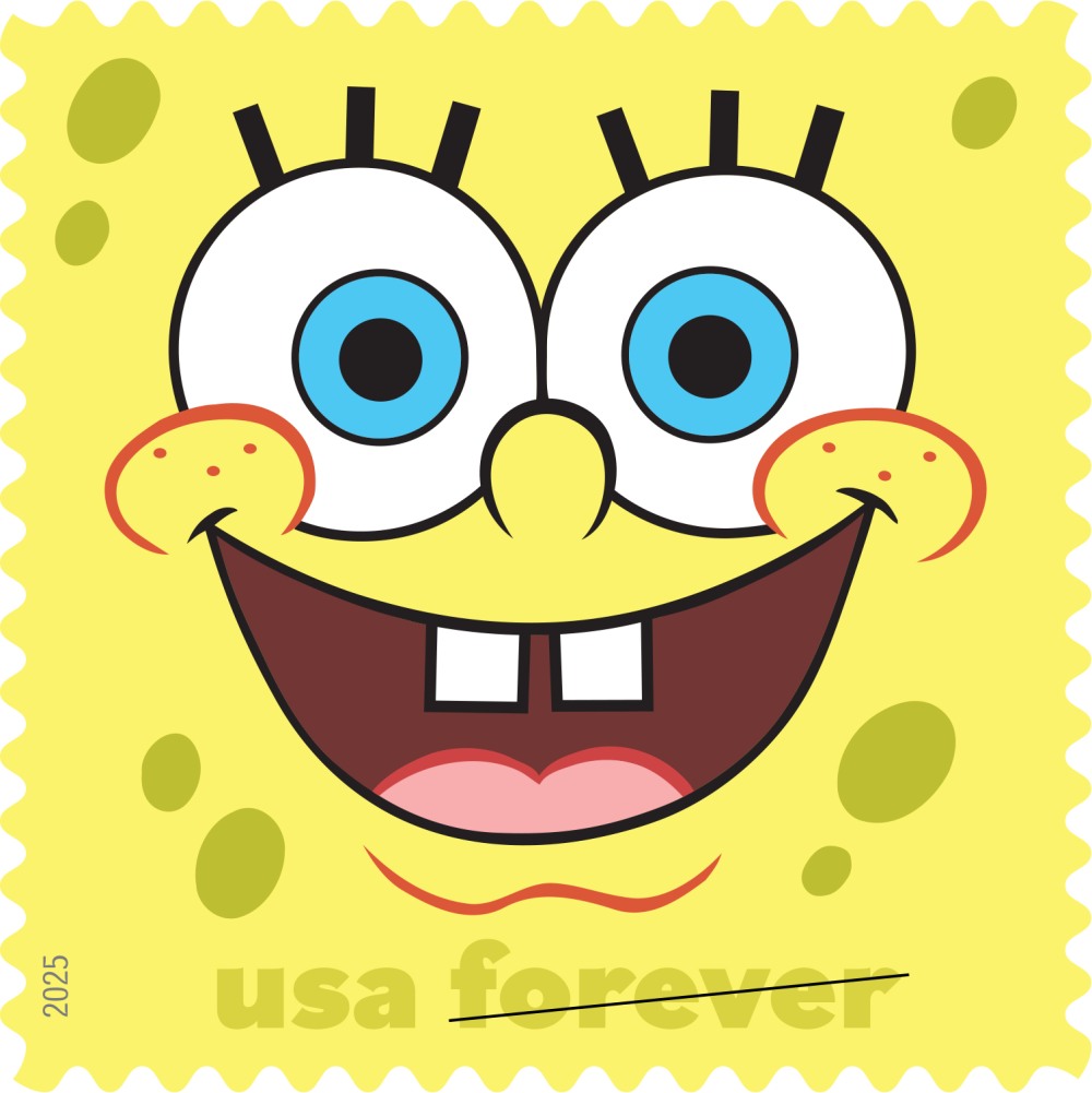 2025 SpongeBob Squarepants Stamps 80 pcs