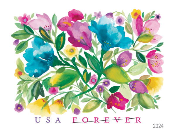 2024 Celebration Blooms Stamps