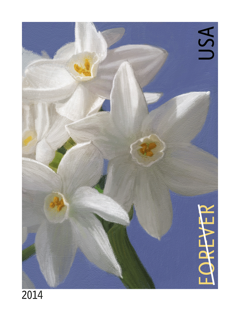 2014 Winter Flowers Stamps