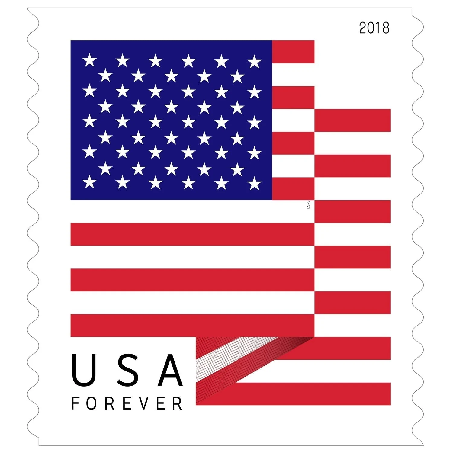 2018 U.S. Flag Forever Stamps Roll