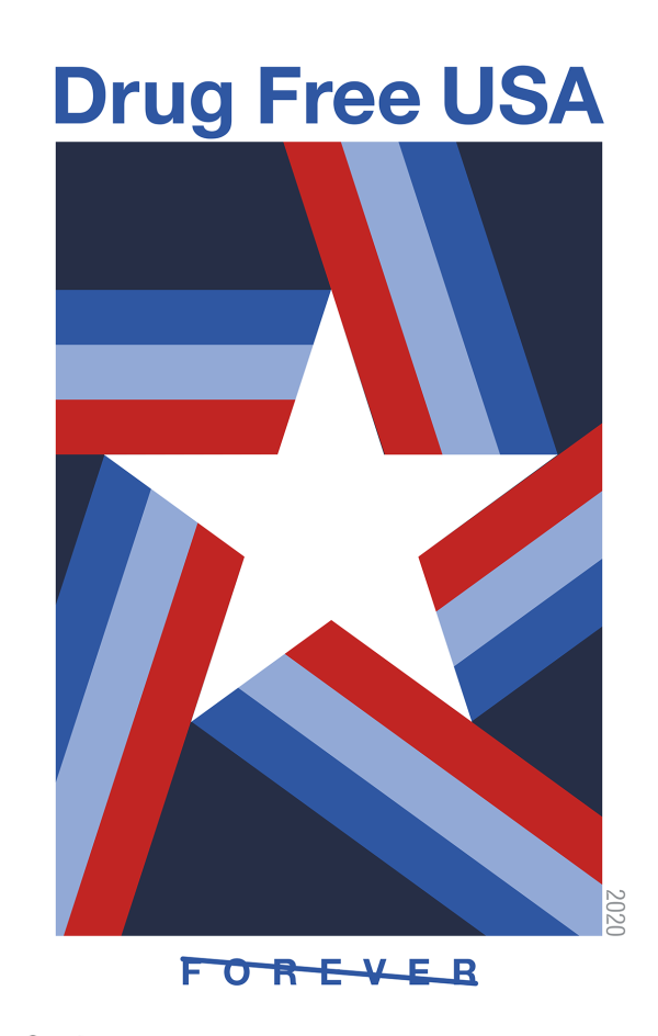 2020 Drug Free USA Stamps
