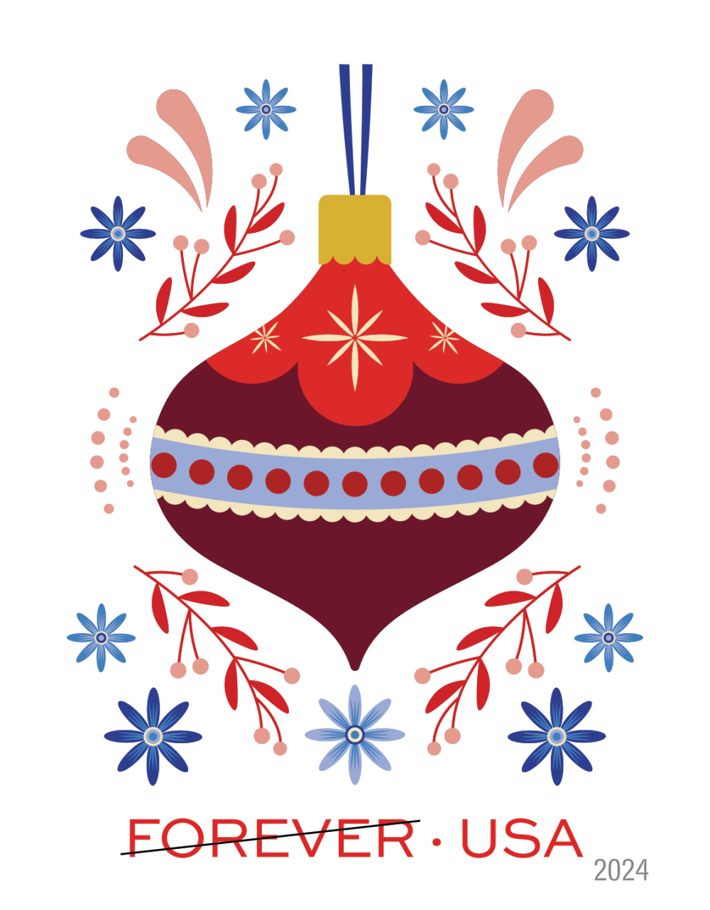 2024 Holiday Joy Stamps