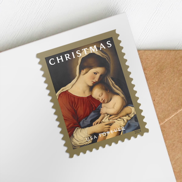 2024 Christmas Madonna and Child Stamps