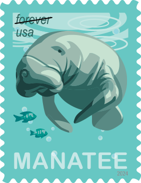 2024 Save Manatees Stamps