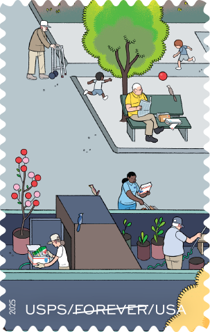 2025. 250 Years of Delivering Stamps 100 pcs