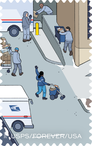 2025. 250 Years of Delivering Stamps 100 pcs