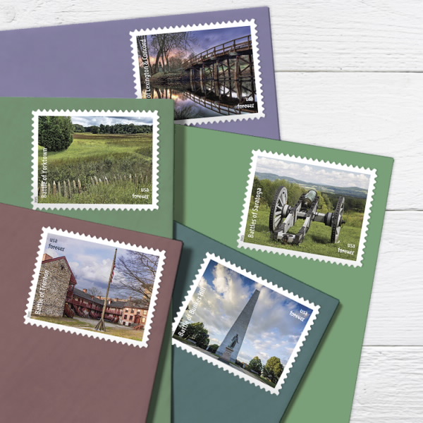 2025 Battlefields of the American Revolution Stamps