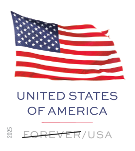 2025 U.S. Flag Stamps double-sided books