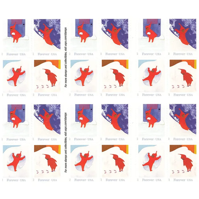 2017 The Snowy Day  stamps