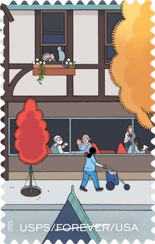 2025. 250 Years of Delivering Stamps 100 pcs