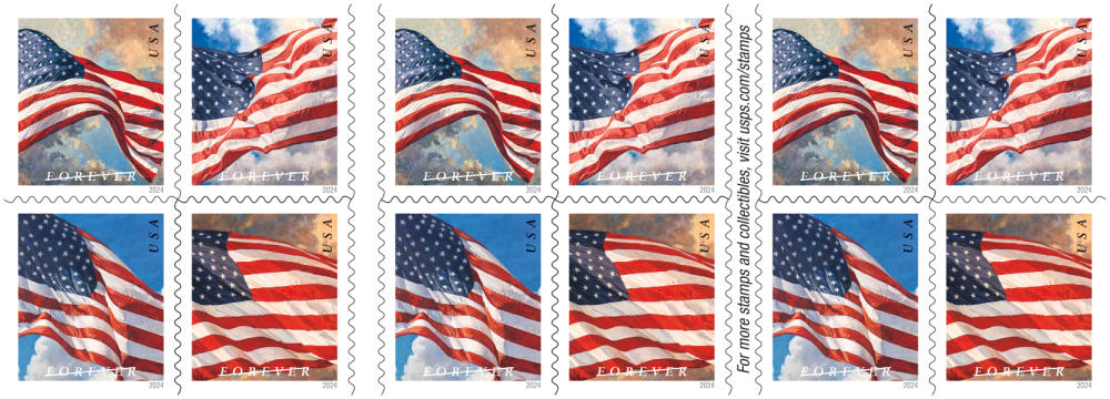 2024 U.S. Flags Stamps books