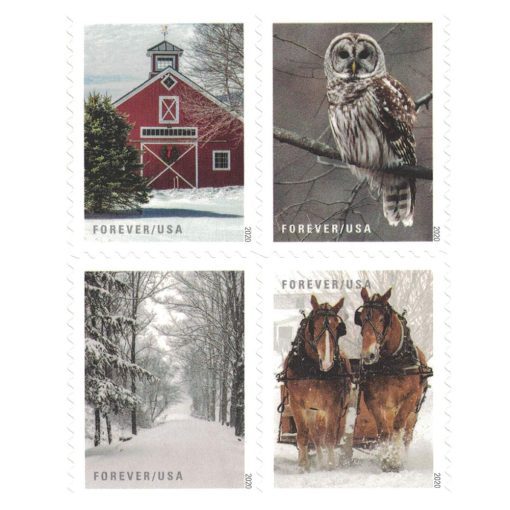 2020 Winter Scenes stamps