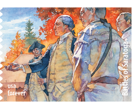 2025 Battlefields of the American Revolution Stamps
