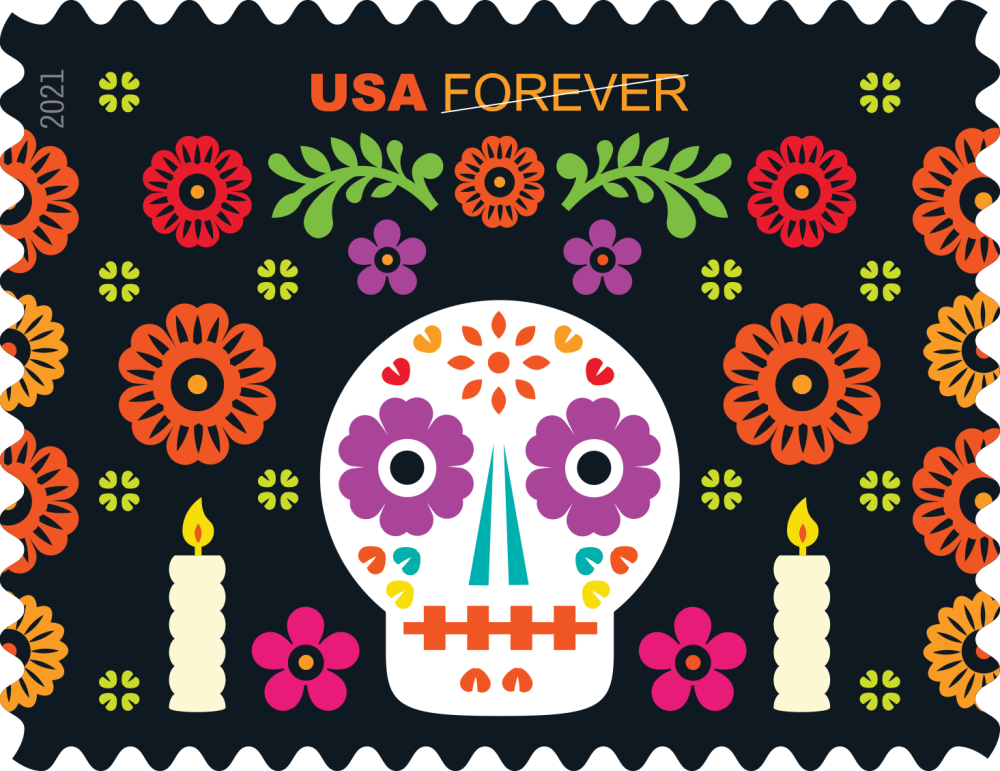 2021 Day of the Dead stamps