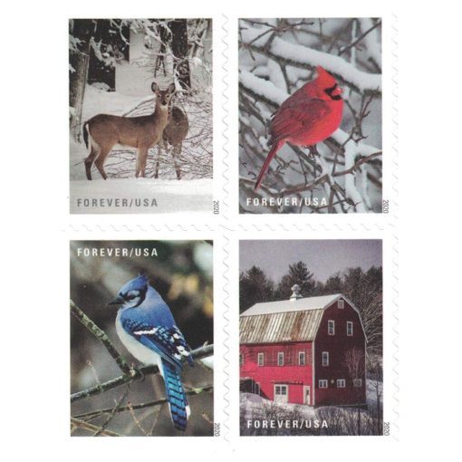 2020 Winter Scenes stamps