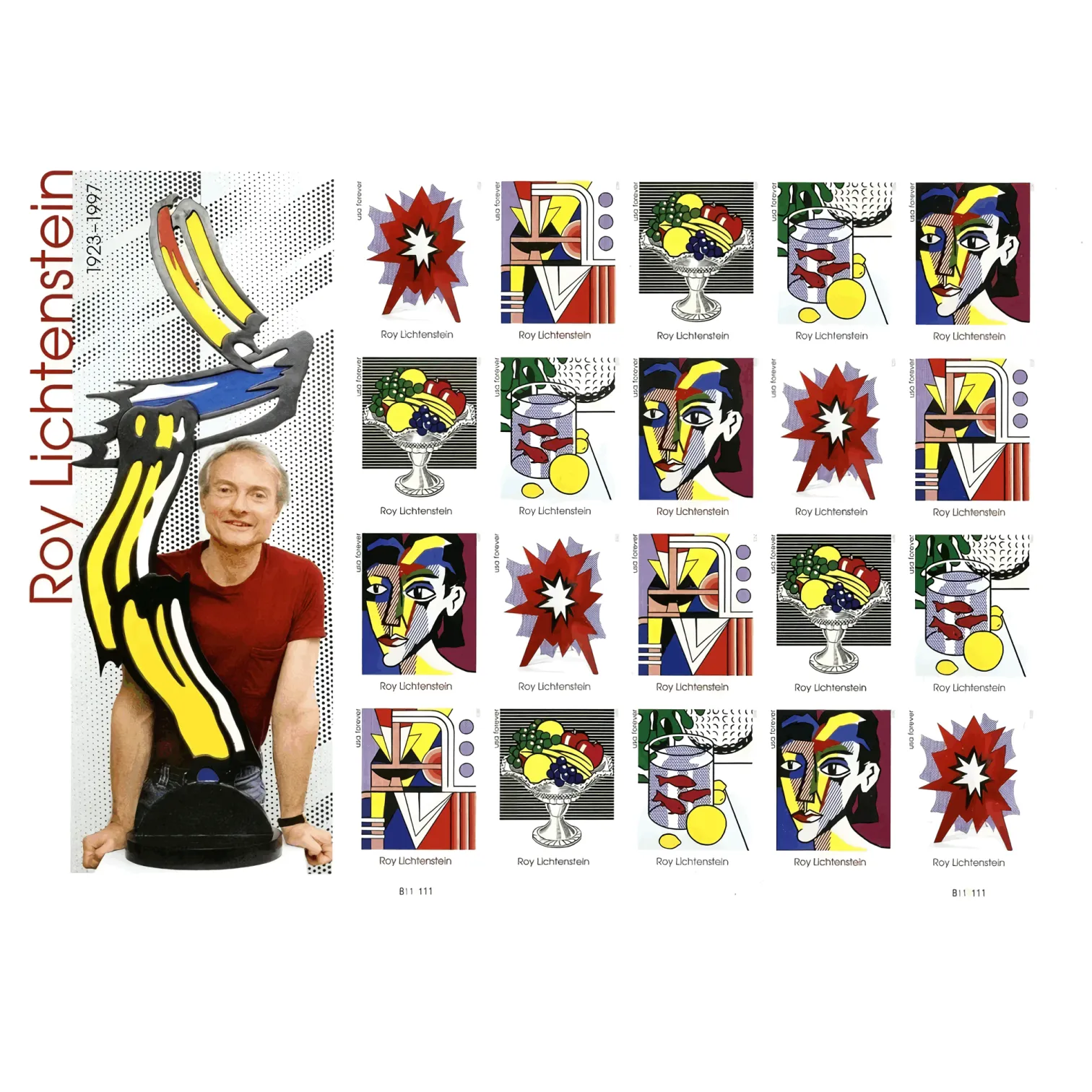 2023 Roy Lichtenstein Stamps