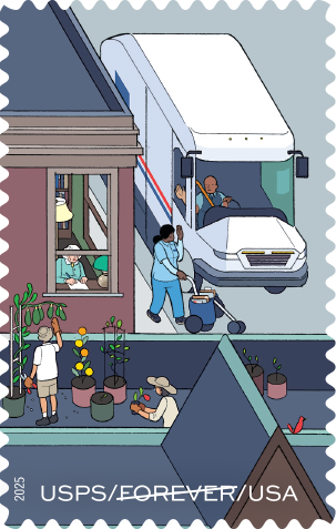 2025. 250 Years of Delivering Stamps 100 pcs