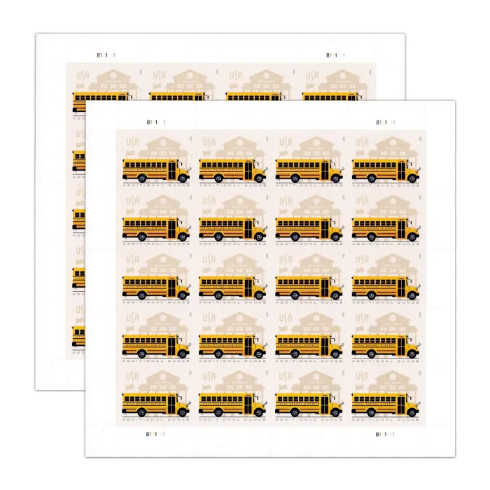 2023 School Bus Stamps
