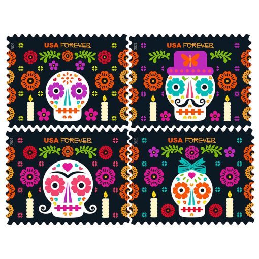 2021 Day of the Dead stamps