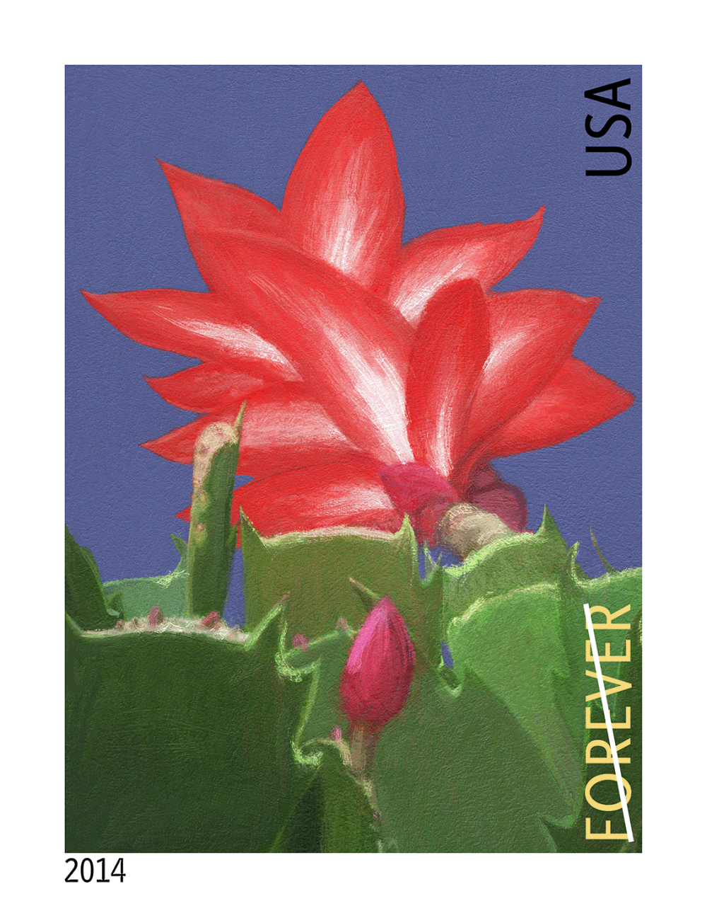 2014 Winter Flowers Stamps