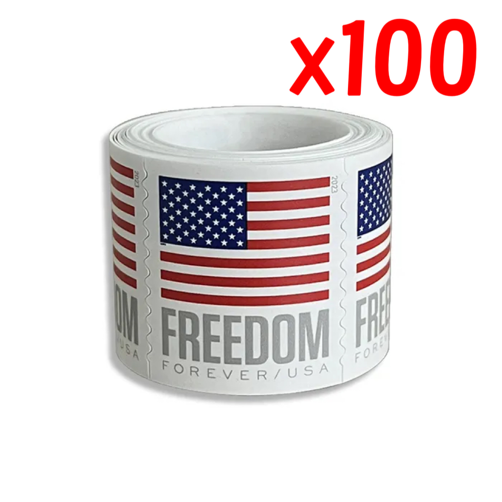 2023 U.S. Flag Forever Stamps 100 Rolls