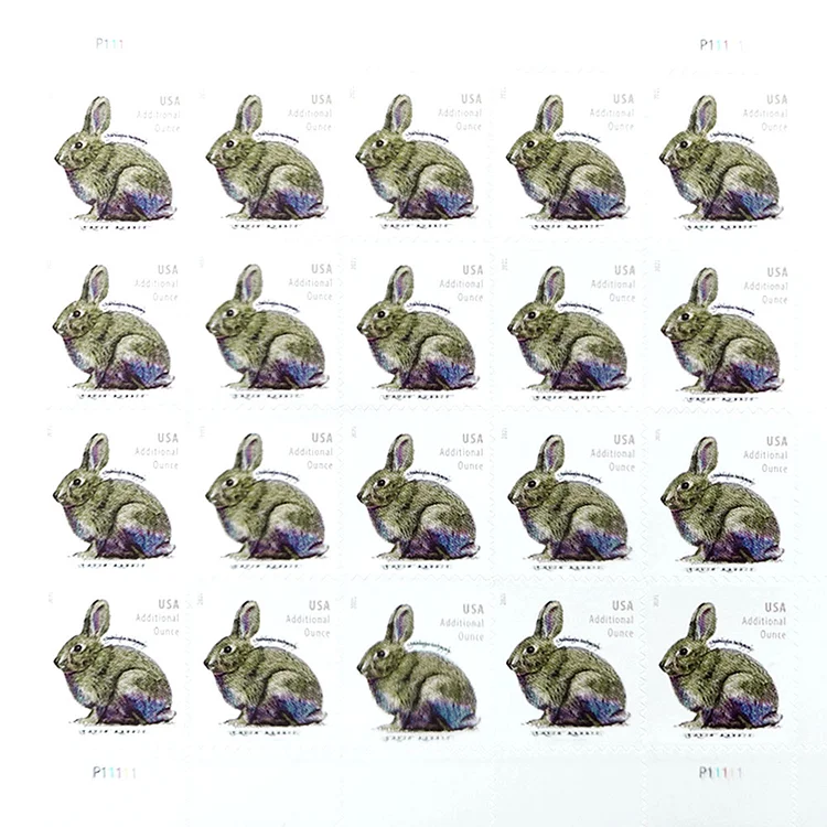 2021 Brush Rabbit Stamps