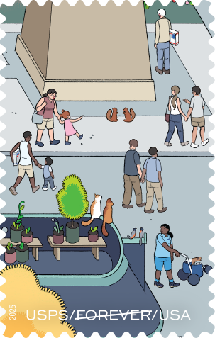 2025. 250 Years of Delivering Stamps 100 pcs