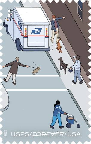 2025. 250 Years of Delivering Stamps 100 pcs