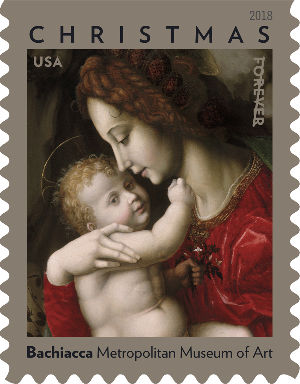 2018 Madonna and Child by Bachiacca Stamps