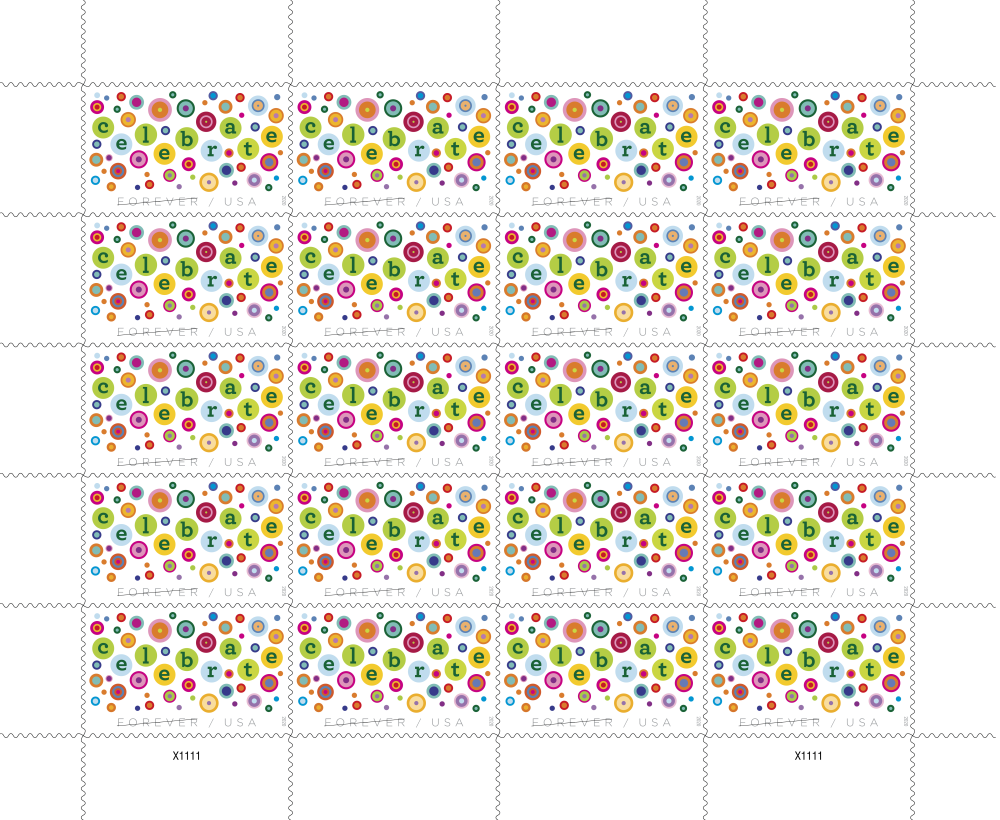 2020 Let's Celebrate! Stamps