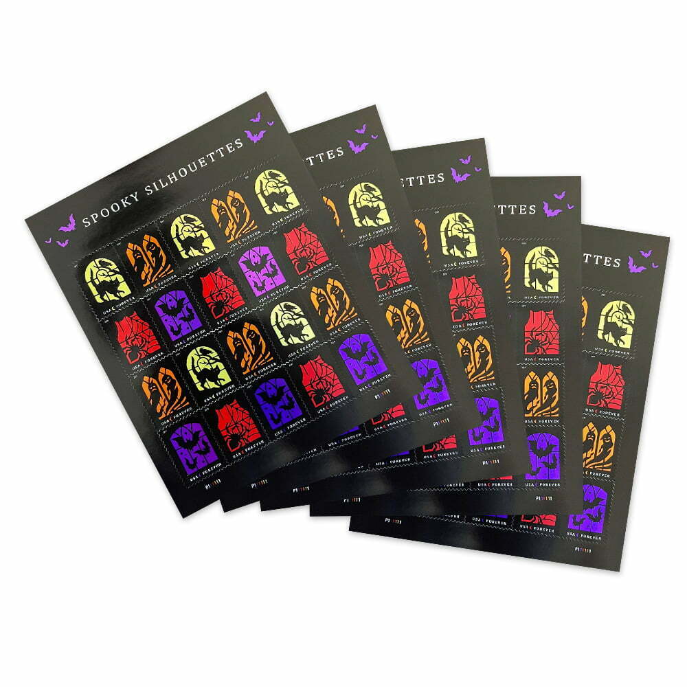 2019 Spooky Silhouettes Stamps