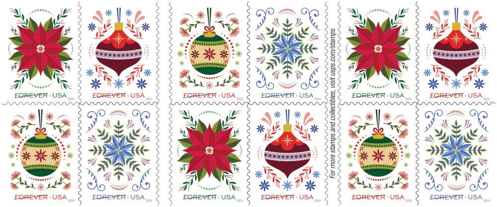 2024 Holiday Joy Stamps