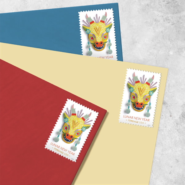 2024 Lunar New Year: Year of the Dragon Stamps